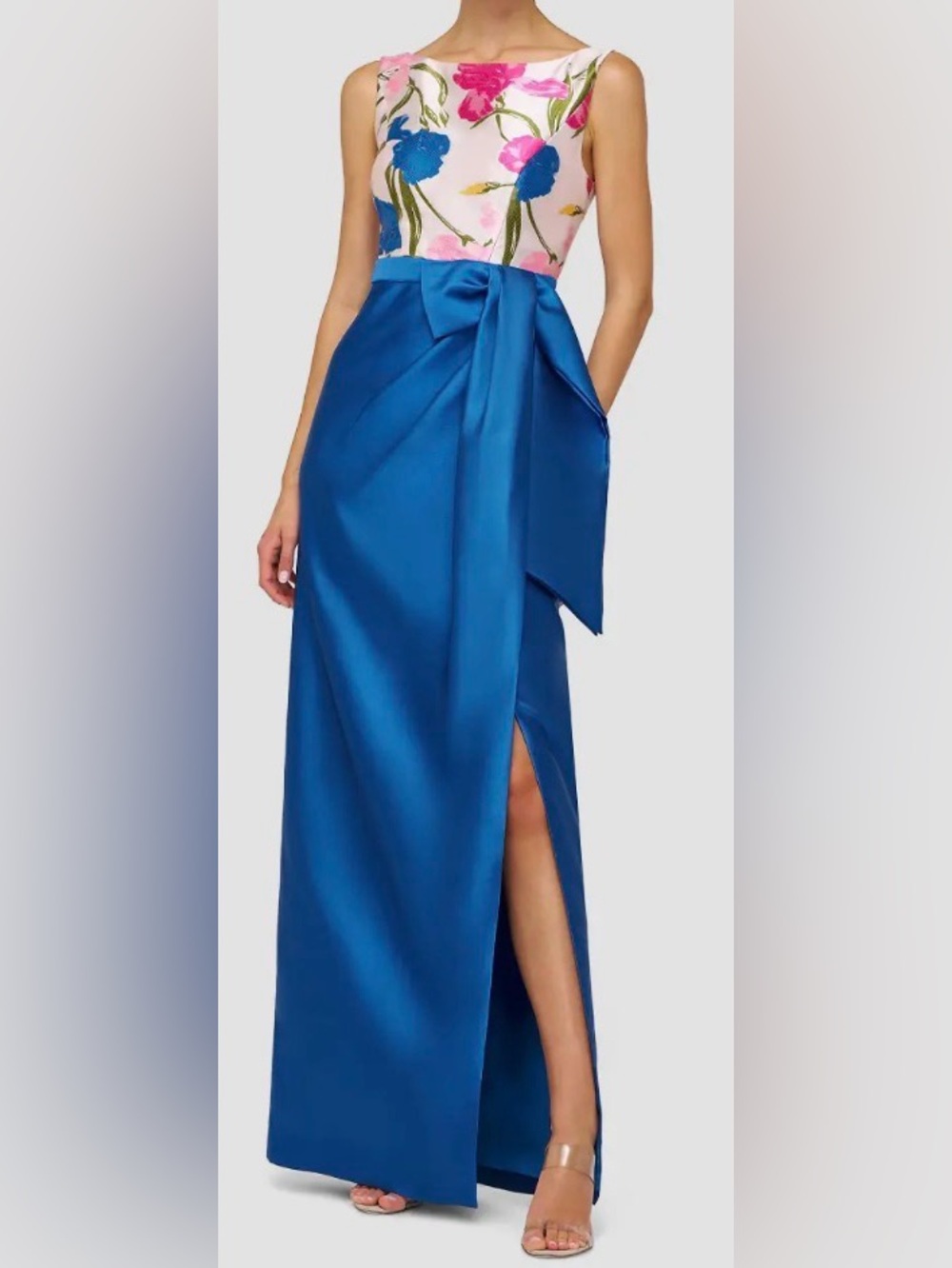 Kay Unger Tabitha sleeveless column gown (Sz 4) Ptp 16.5-17” R$348